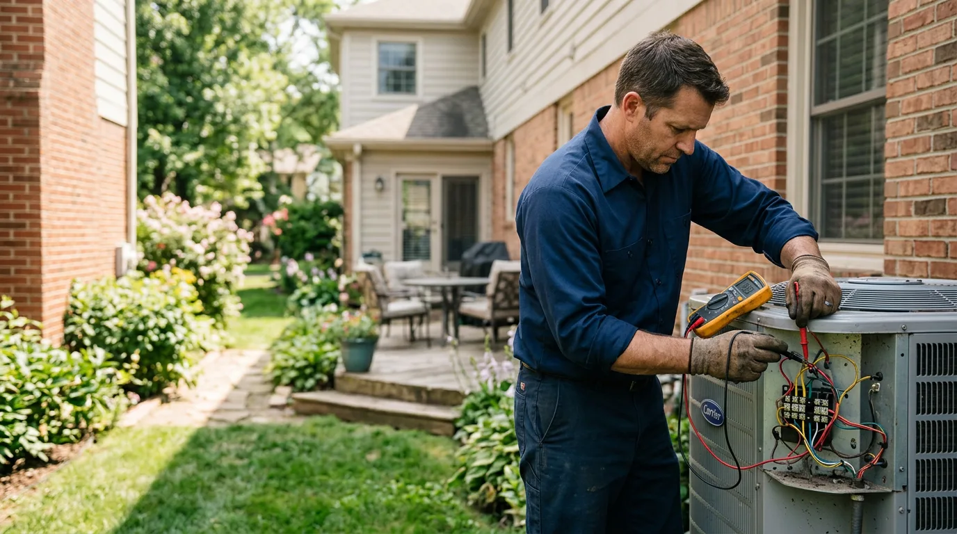 HVAC technician working near Morrison, CO